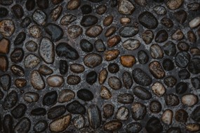 鹅软石路面图片